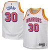 Accattivante Attraente Elegante Stephen Curry Golden State Warriors Nike Youth 2024/25 Swingman Jersey White Classic Edition