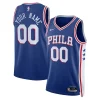 Accattivante Attraente Pratico Philadelphia 76ers Nike Unisex 2022/23 Swingman Custom Jersey Royal Icon Edition