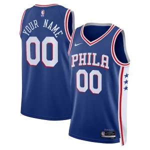 Accattivante Attraente Pratico Philadelphia 76ers Nike Unisex 2022/23 Swingman Custom Jersey Royal Icon Edition