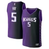 Accattivante Bellissimo Raffinato De'Aaron Fox Sacramento Kings Fast Break Replica Player Jersey Statement Edition Purple