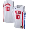 Accattivante Ben Simmons Brooklyn Nets Nike Swingman Jersey Classic Edition White