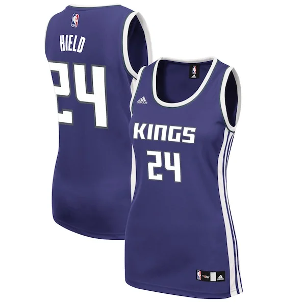 Accattivante Buddy Hield Sacramento Kings adidas Women's Road Replica Jersey Purple