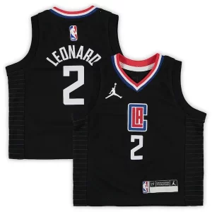 Accattivante Carino Duraturo Kawhi Leonard LA Clippers Jordan Brand Toddler 2020/21 Jersey Black Statement Edition