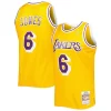 Accattivante Classico Eddie Jones Los Angeles Lakers 1996/97 Hardwood Classics Swingman Jersey Gold