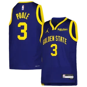 Accattivante Comodo Prestigioso Jordan Poole Golden State Warriors Youth 2022/23 Swingman Jersey Navy Statement Edition