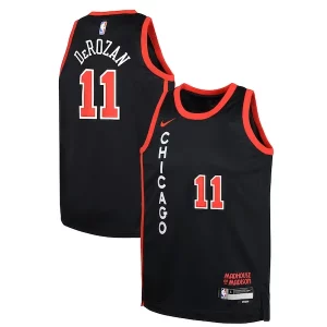 Accattivante DeMar DeRozan Chicago Bulls Nike Youth Swingman Replica Jersey City Edition Black