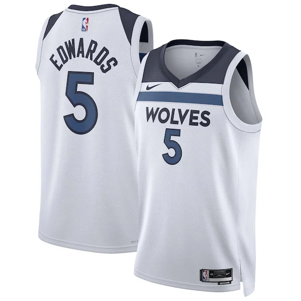 Accattivante Eccezionale Classico Anthony Edwards Minnesota Timberwolves Nike Unisex Swingman Jersey Association Edition White