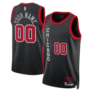 Accattivante Eccezionale Fascinante Chicago Bulls Nike Unisex 2023/24 Custom Swingman Jersey Black City Edition