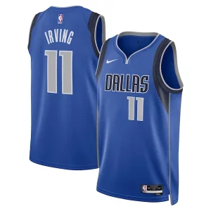 Accattivante Fascinante Cool Kyrie Irving Dallas Mavericks Nike Unisex Swingman Replica Jersey Icon Edition Blue