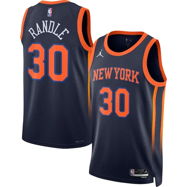 Accattivante Julius Randle New York Knicks Jordan Brand Unisex Swingman Jersey Statement Edition Navy