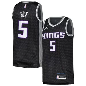 Accattivante Meraviglioso Carino De'Aaron Fox Sacramento Kings Jordan Brand Swingman Player Jersey Statement Edition Black