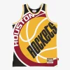 Accattivante Prestigioso Comodo Houston Rockets Hardwood Classics Blown Out Fashion Jersey Black