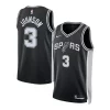 Accattivante Robusto Lussuoso Keldon Johnson San Antonio Spurs Nike Unisex Swingman Jersey Icon Edition Black/White