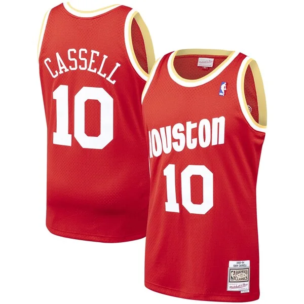 Accattivante Trendy Robusto Sam Cassell Houston Rockets 1993/94 Hardwood Classics Swingman Jersey Red