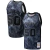 Attraente Bellissimo David Robinson San Antonio Spurs Hardwood Classics 1998/99 Tie Dye Swingman Jersey Black