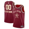 Incantevole Elegante Jordan Brand Unisex 2024 NBA All Star Game Swingman Custom Jersey Crimson