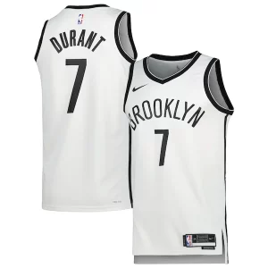 Attraente Comodo Kevin Durant Brooklyn Nets Nike Unisex Swingman Jersey Association Edition White/Black