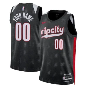 Attraente Delizioso Portland Trail Blazers Nike Unisex 2024/25 Custom Swingman Jersey City Edition Black