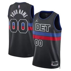 Attraente Detroit Pistons Jordan Brand Unisex 2022/23 Swingman Custom Jersey Statement Edition Blue