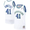 Attraente Dirk Nowitzki Dallas Mavericks 1998/99 Hardwood Classics Swingman Jersey White
