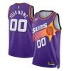 Attraente Eccezionale Phoenix Suns Nike Unisex 2022/23 Custom Swingman Jersey Classic Edition Purple