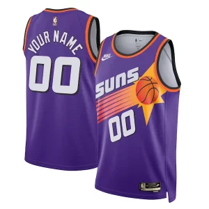 Attraente Eccezionale Phoenix Suns Nike Unisex 2022/23 Custom Swingman Jersey Classic Edition Purple