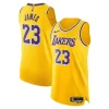 Attraente Fantastico LeBron James Los Angeles Lakers Nike Authentic Player Jersey Icon Edition Gold