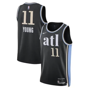 Attraente Gorgeous Trae Young Atlanta Hawks Nike Unisex 2023/24 Swingman Jersey Black City Edition