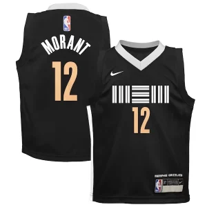 Attraente Ja Morant Memphis Grizzlies Nike Toddler Swingman Replica Jersey City Edition Black
