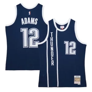 Attraente Meraviglioso Steven Adams Oklahoma City Thunder 2015/16 Hardwood Classics Alternate Swingman Jersey Navy