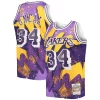 Attraente Moderno Shaquille O'Neal Los Angeles Lakers Hardwood Classics 1996/97 Hyper Hoops Swingman Jersey Purple