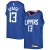 Attraente Paul George LA Clippers Nike Youth 2021/22 Diamond Swingman Jersey Icon Edition Royal