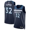 Attraente Raffinato Karl Anthony Towns Minnesota Timberwolves Nike Unisex Swingman Jersey Icon Edition Navy