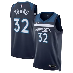 Attraente Raffinato Karl Anthony Towns Minnesota Timberwolves Nike Unisex Swingman Jersey Icon Edition Navy