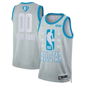 Attraente Robusto Nike 2022 NBA All Star Game Swingman Custom Jersey Gray