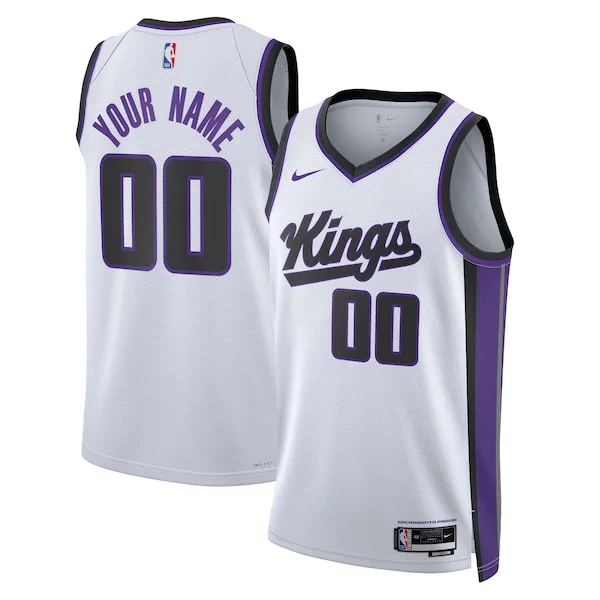 Attraente Sacramento Kings Nike Unisex Swingman Custom Jersey Association Edition White