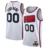 Attraente Sofisticato Houston Rockets Nike Unisex 2024/25 Custom Swingman Jersey City Edition White