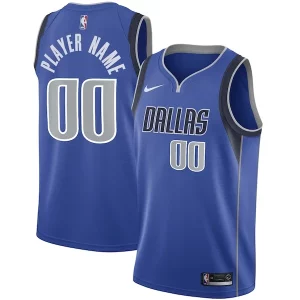 Attraente Sofisticato Lussuoso Dallas Mavericks Nike 2020/21 Swingman Custom Jersey Icon Edition Blue