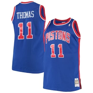 Attraente Splendido Meraviglioso Isaiah Thomas Detroit Pistons 1988/89 Big & Tall Hardwood Classics Swingman Jersey Royal