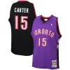 Attraente Vince Carter Toronto Raptors 1999/00 Hardwood Classics Swingman Jersey Purple/White