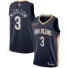 Bellissimo C.J. McCollum New Orleans Pelicans Nike Swingman Jersey Icon Edition Navy