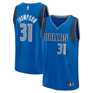 Gorgeous Klay Thompson Dallas Mavericks Youth Fast Break Replica Player Jersey Icon Edition Blue