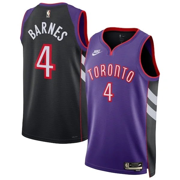 Bellissimo Comodo Scottie Barnes Toronto Raptors Nike Unisex 2024/25 Swingman Jersey Purple Classic Edition