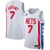 Bellissimo Delizioso Ottimo Kevin Durant Brooklyn Nets Nike Swingman Jersey Classic Edition White