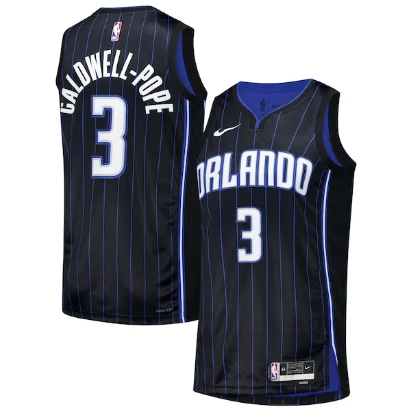 Bellissimo Duraturo Kentavious Caldwell Pope Orlando Magic Nike Unisex 2024 Offseason Addition Nike Swingman Jersey Black