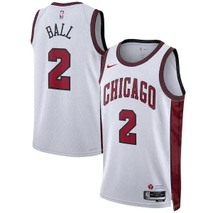 Bellissimo Fantastico Fascinante Lonzo Ball Chicago Bulls Nike Unisex 2022/23 Swingman Jersey City Edition White