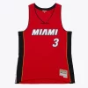 Bellissimo Gorgeous Dwyane Wade Miami Heat Women's 2005/06 Hardwood Classics Swingman Jersey Red