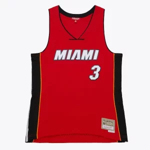 Bellissimo Gorgeous Dwyane Wade Miami Heat Women's 2005/06 Hardwood Classics Swingman Jersey Red