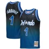 Bellissimo Gorgeous Penny Hardaway Orlando Magic 1994/95 Hardwood Classics Fadeaway Swingman Player Jersey Royal/Black