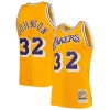 Bellissimo Incantevole Stupendo Magic Johnson Los Angeles Lakers 1984/85 Hardwood Classics Authentic Jersey Gold/Purple